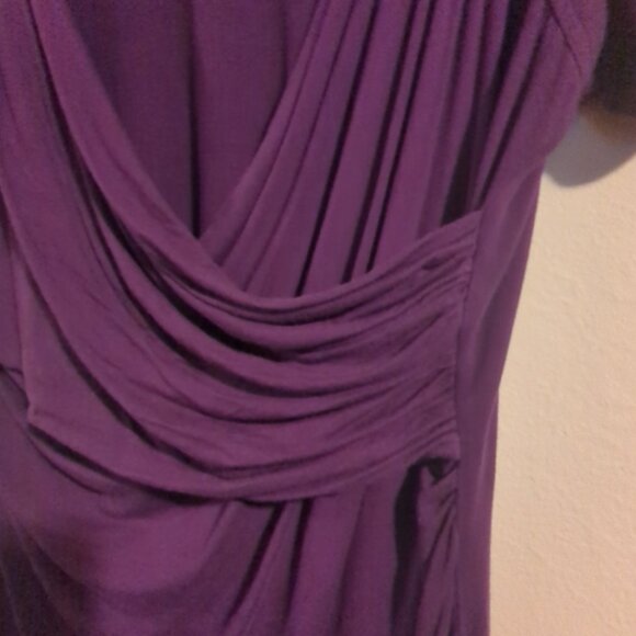 Zeagoo Short SleeveV-Neck Ruched Blouse, Size XL - Picture 5 of 7